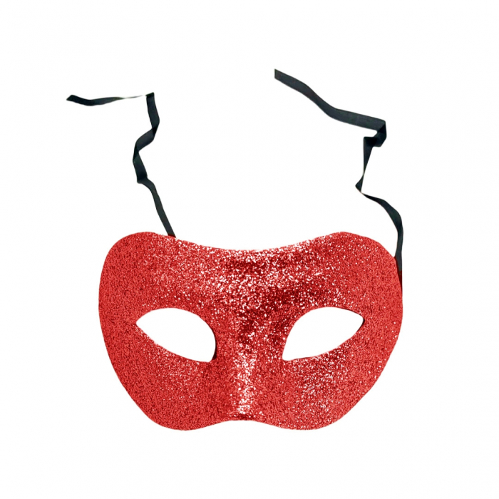 Masca fantezista pentru carnaval / Halloween MAS-103rosu [1]