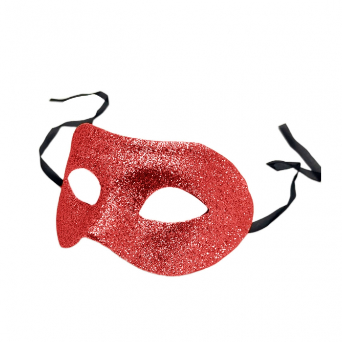 Masca fantezista pentru carnaval / Halloween MAS-103rosu [2]