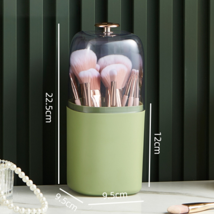 Organizator cosmetice cu 12 orificii individuale SHYE-6665verde [3]