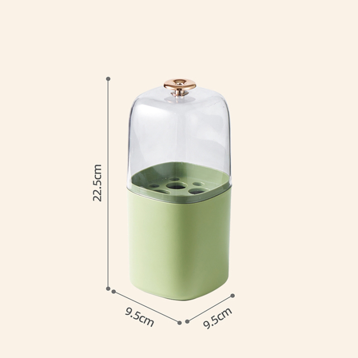 Organizator cosmetice cu 12 orificii individuale SHYE-6665verde [2]