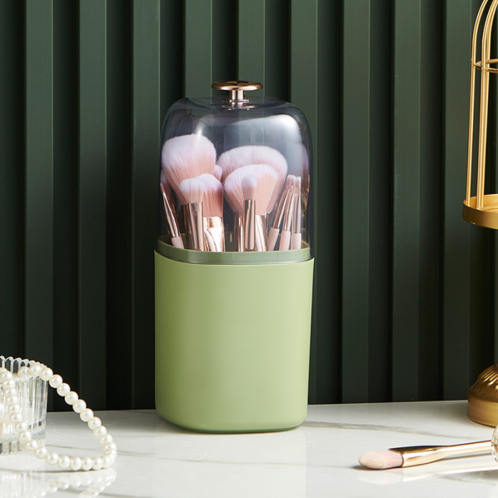 Organizator cosmetice cu 12 orificii individuale SHYE-6665verde [5]