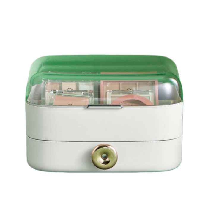 Organizator cosmetice si bijuterii 2 piese SHYE-6662alb [3]
