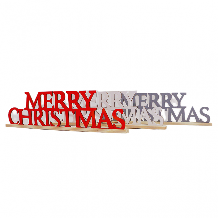 Ornament decorativ din lemn pentru Craciun 654791 [2]