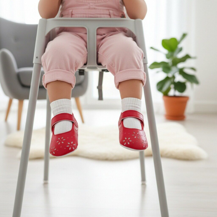 Pantofi casual primii pasi Y151rosu [7]