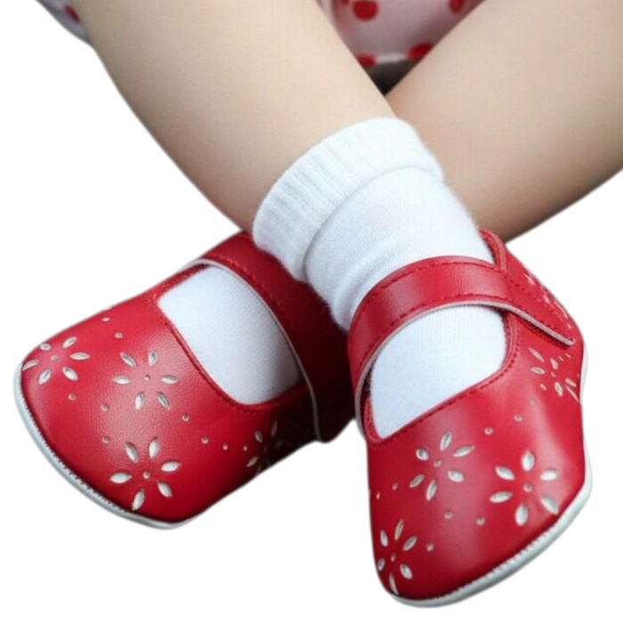 Pantofi casual primii pasi Y151rosu [8]