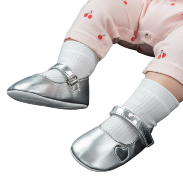 Pantofi casual primii pasi YC187argintiu [7]