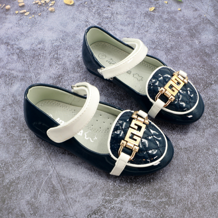 Pantofi cu aplicatii decorative M295bleumarin [4]