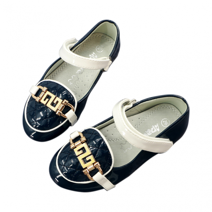 Pantofi cu aplicatii decorative M295bleumarin [1]
