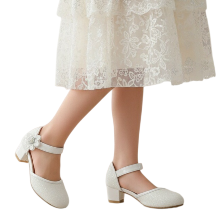 Pantofi cu toc A2216alb [2]