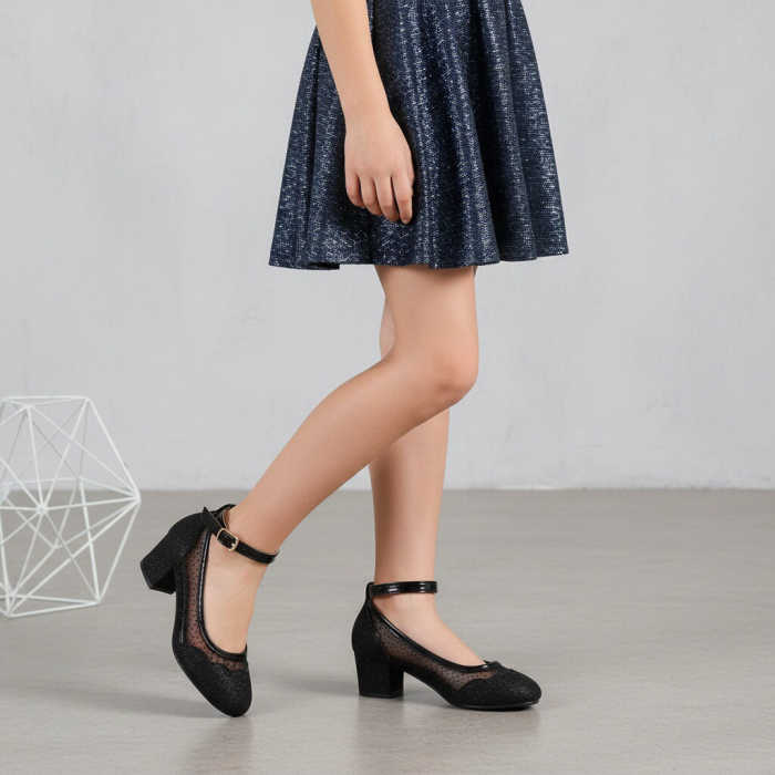 Pantofi cu toc G7109.7209negru [5]