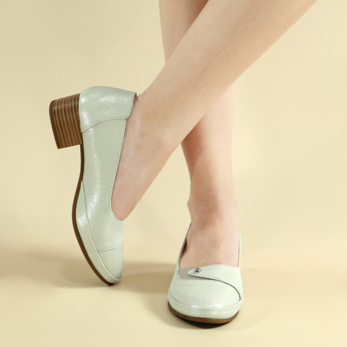 Pantofi cu toc PL-297argintiu [3]