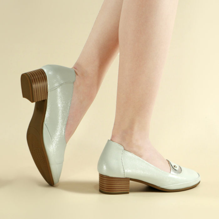 Pantofi cu toc PL-297argintiu [4]