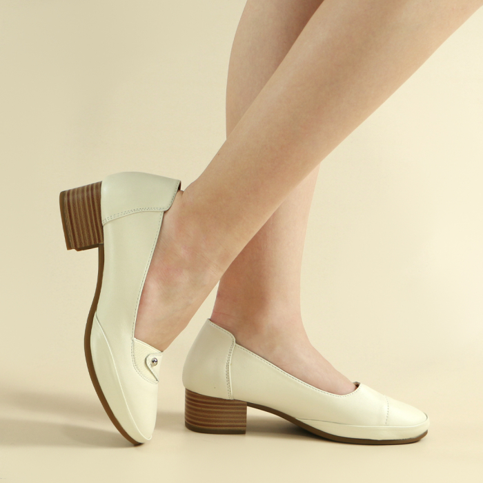 Pantofi cu toc PL-297bej [5]