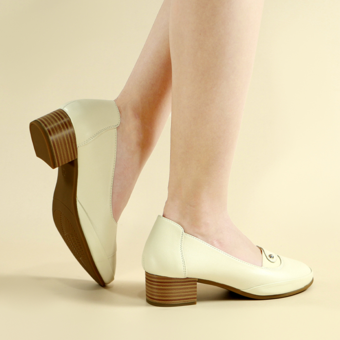 Pantofi cu toc PL-297bej [4]