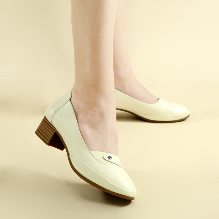 Pantofi cu toc PL-297bej [2]