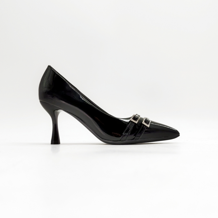 Pantofi eleganti cu toc LL-02negru [2]