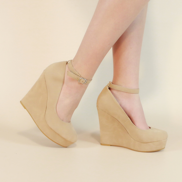 Pantofi eleganti cu platforma 130-65bej [2]