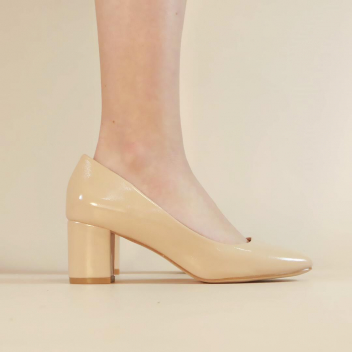 Pantofi eleganti cu toc 1003-63bej [3]