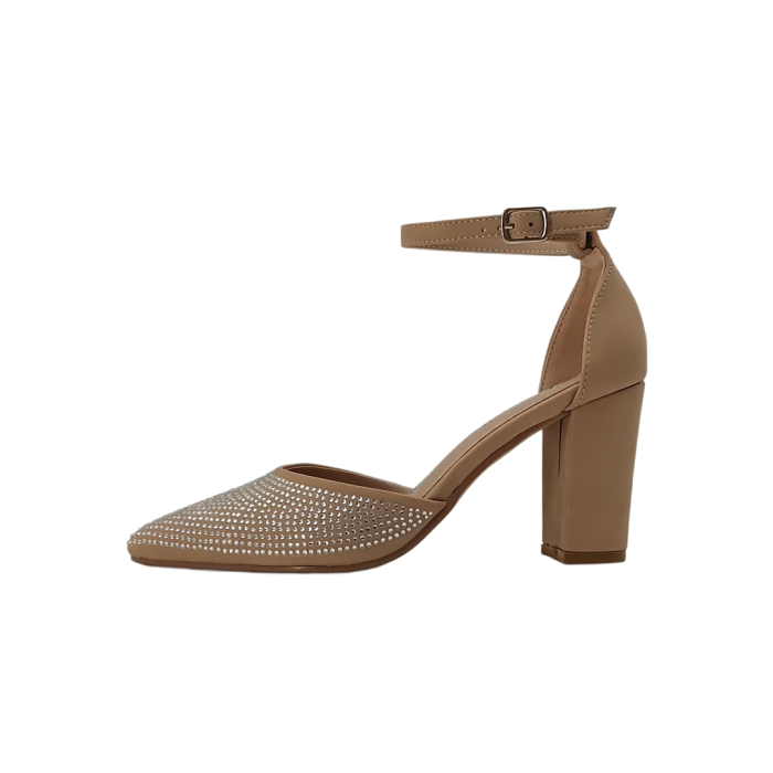 Pantofi eleganti cu toc 920-88bej [9]