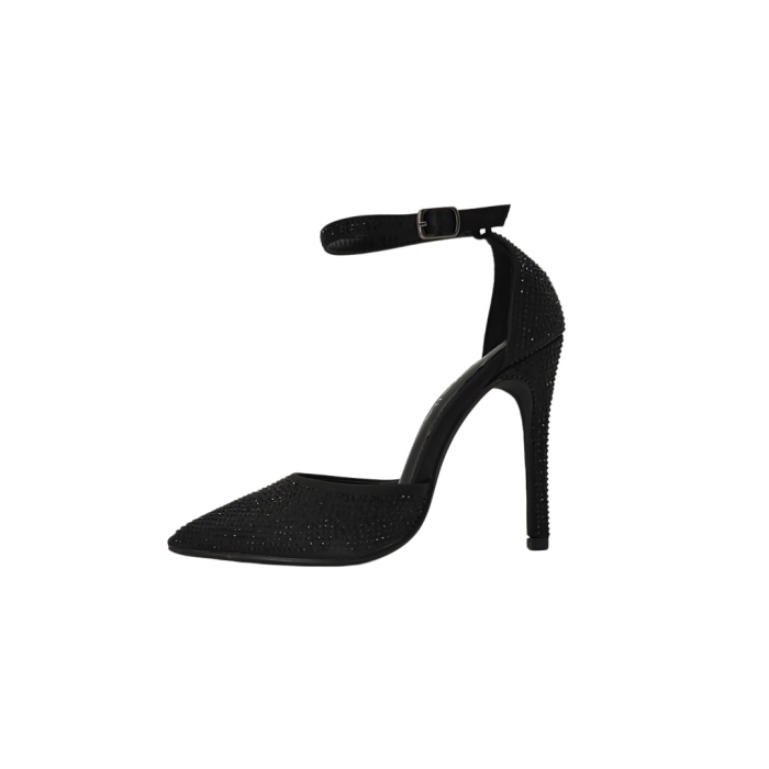 Pantofi eleganti cu toc 916-80negru [3]