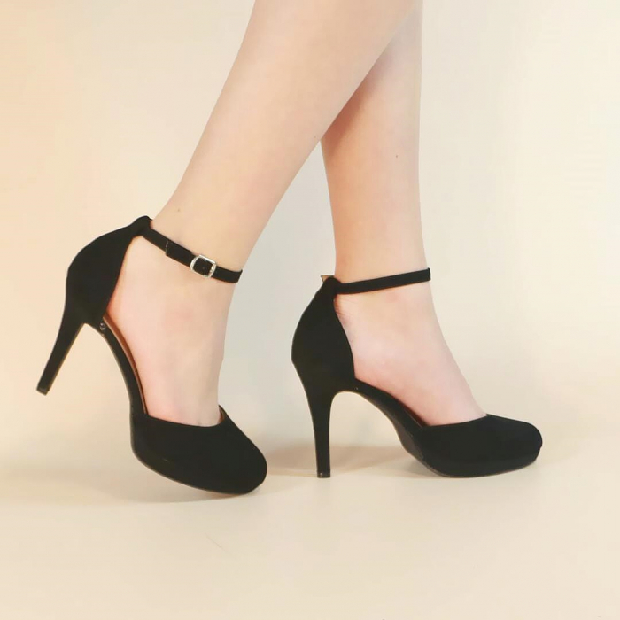 Pantofi eleganti cu toc 920-80negru [4]