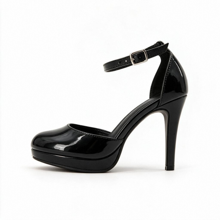 Pantofi eleganti cu toc 920-80Anegru [6]