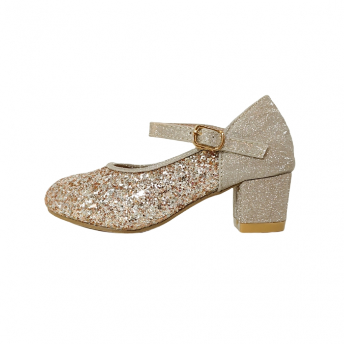 Pantofi eleganti cu toc A2215auriu [2]