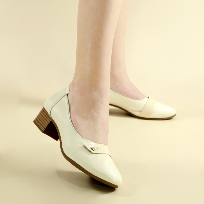 Pantofi cu toc PL-296bej [2]