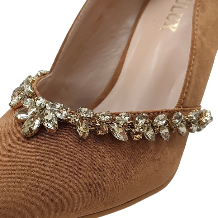 Pantofi eleganti cu toc FX-10maro [9]