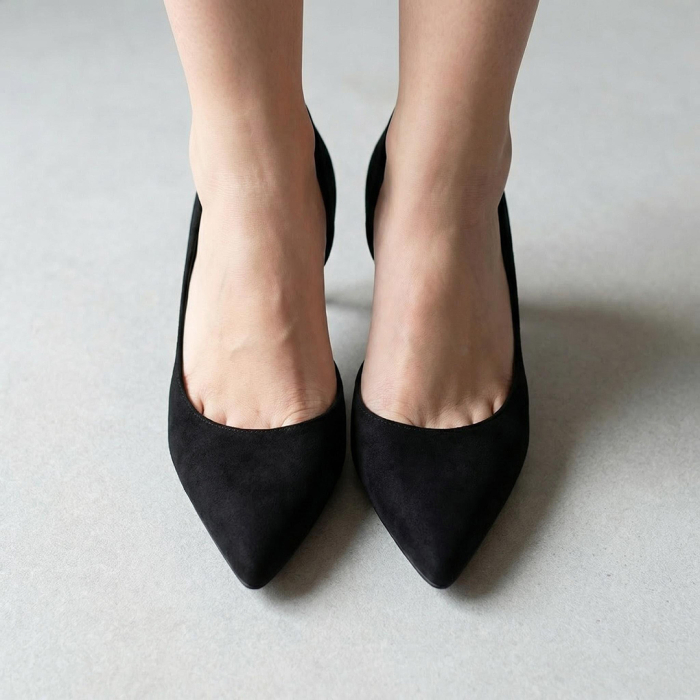 Pantofi eleganti cu toc FX-9negru [5]