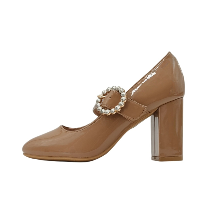 Pantofi eleganti cu toc FX-2khaki [3]