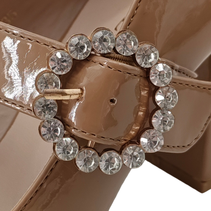 Pantofi eleganti cu toc FX-2khaki [9]