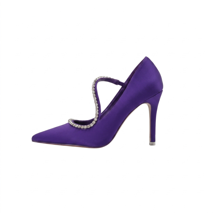 Pantofi eleganti cu toc stiletto 138mov [6]