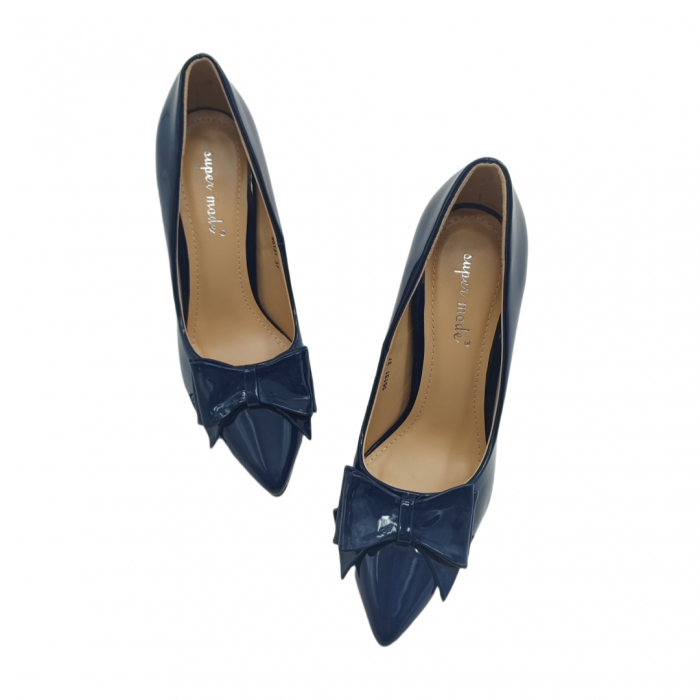 Pantofi eleganti cu toc stiletto 55131bleumarin [5]