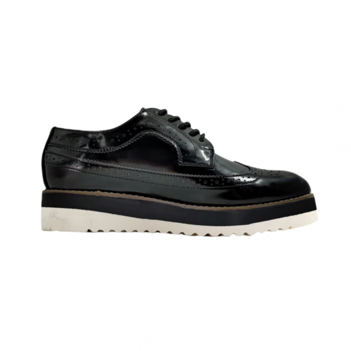 Pantofi office stil Oxford 52180negru [2]