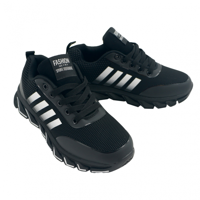 Pantofi sport A0915negru/alb [4]
