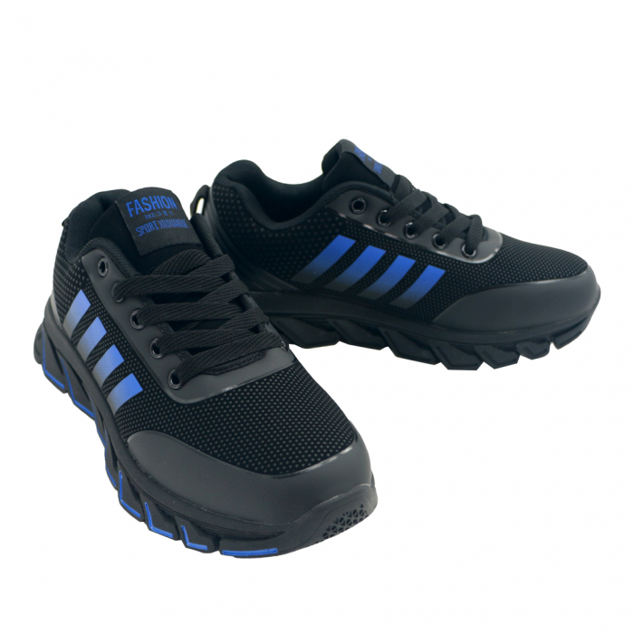 Pantofi sport A0915negru/albastru [3]