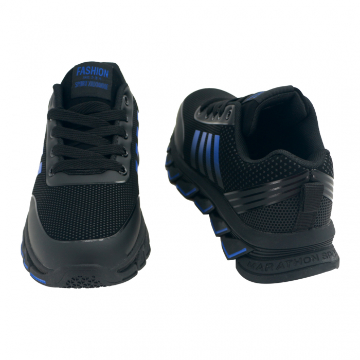 Pantofi sport A0915negru/albastru [6]