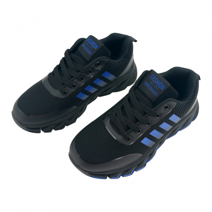 Pantofi sport A0915negru/albastru [5]