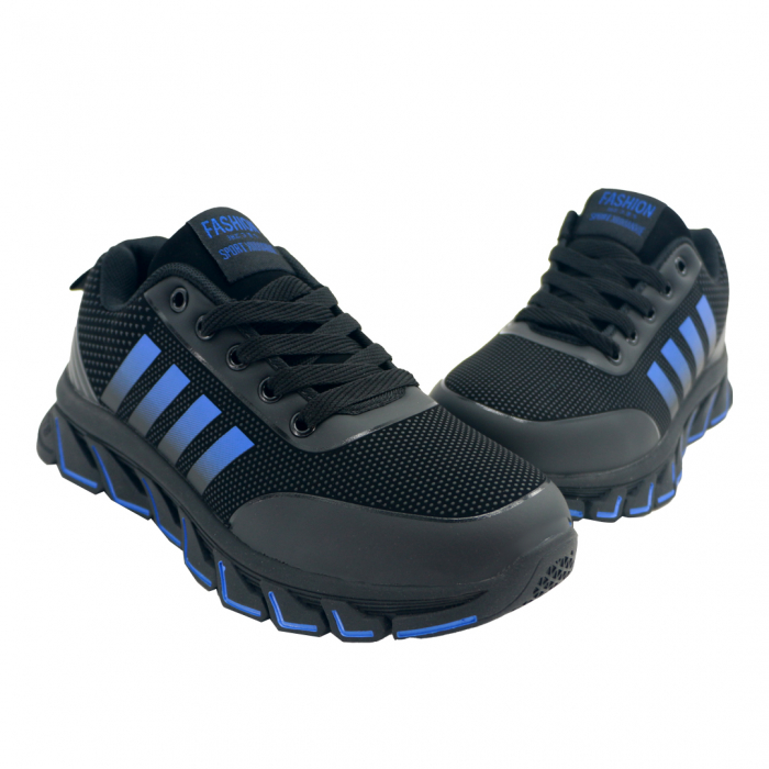 Pantofi sport A0915negru/albastru [2]