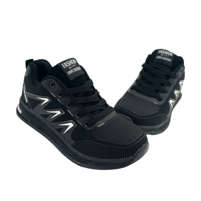 Pantofi sport A0916negru/alb [6]