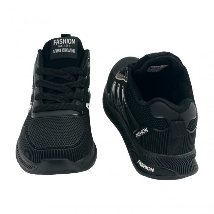 Pantofi sport A0916negru/alb [5]