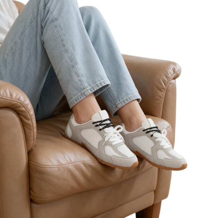 Pantofi sport B25-2517bej/alb [2]
