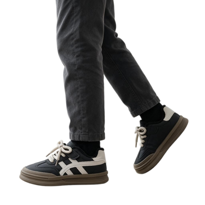 Pantofi sport imblaniti KL85191negru [2]