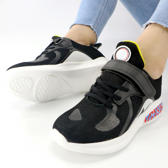 Pantofi sport LD3035D/LD3033Dnegru/galben [2]