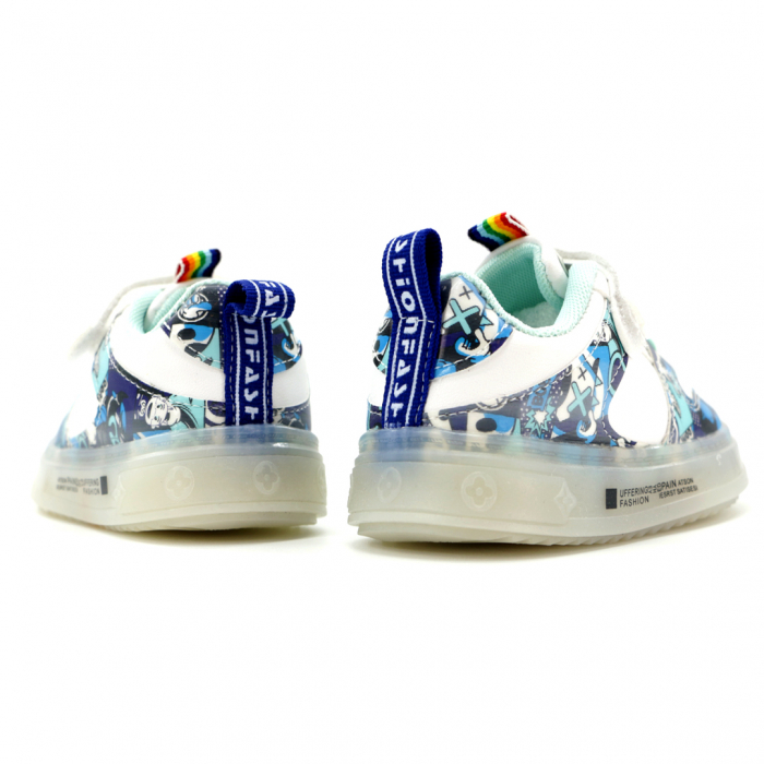 Pantofi sport Z-132alb/albastru [3]