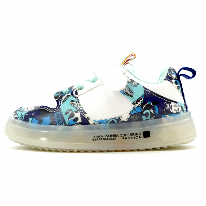 Pantofi sport Z-132alb/albastru [2]