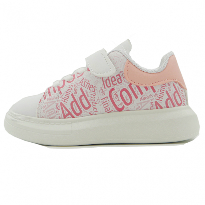 Pantofi sport ZG-047alb/roz [3]