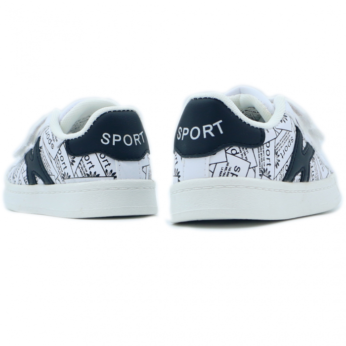 Pantofi sport ZG-078alb/negru [3]