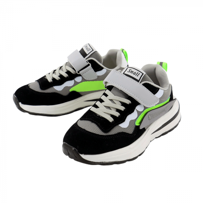 Pantofi sport ZG-087gri/negru [2]